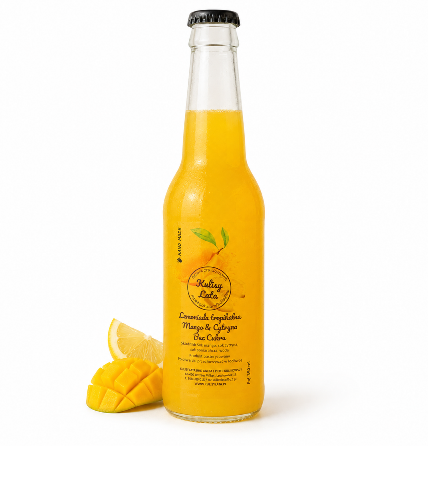 Lemoniada z mango i cytryną