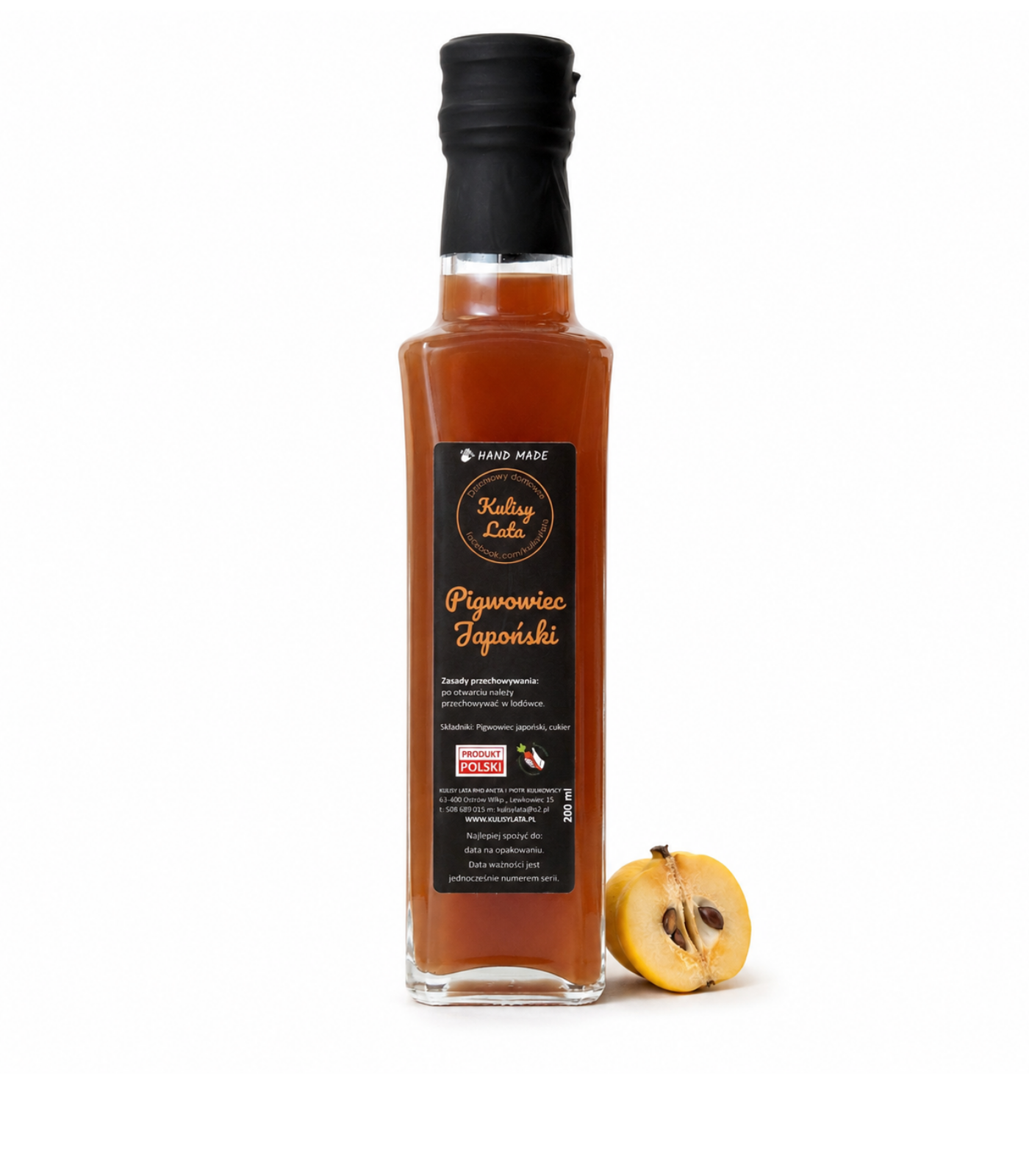 Syrop z pigwowca japońskiego premium