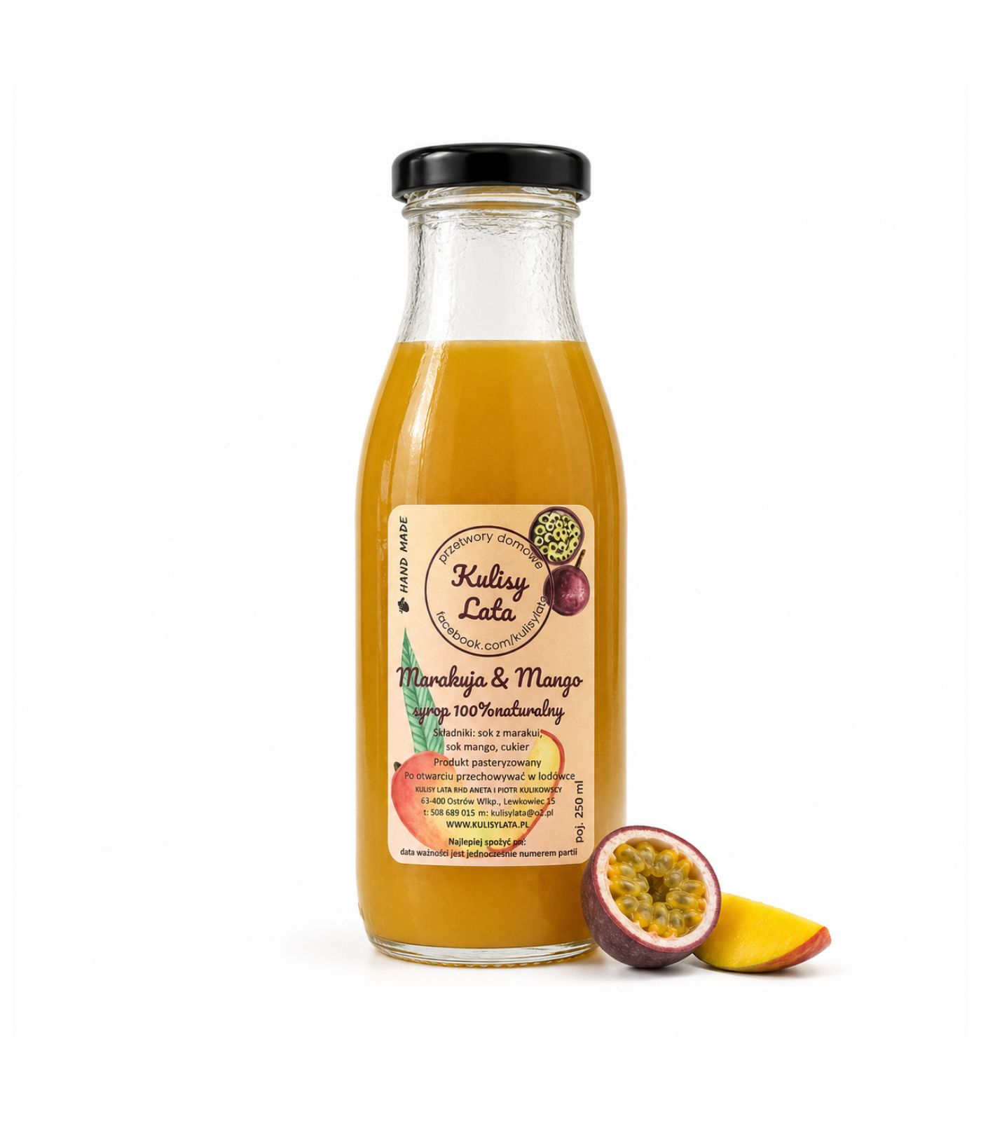 Syrop z marakui i mango