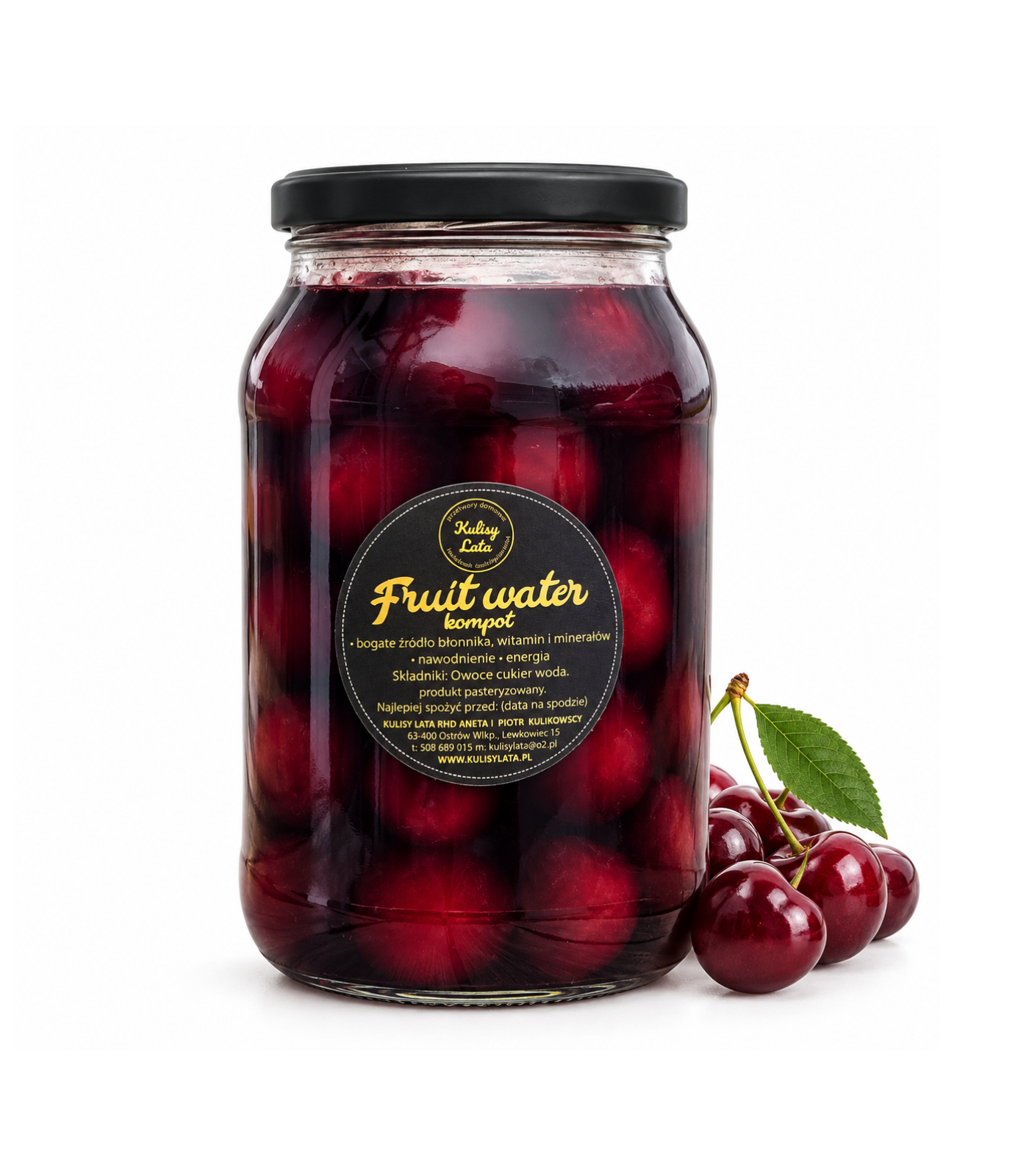 Fruit Water – kompot Czereśniowy