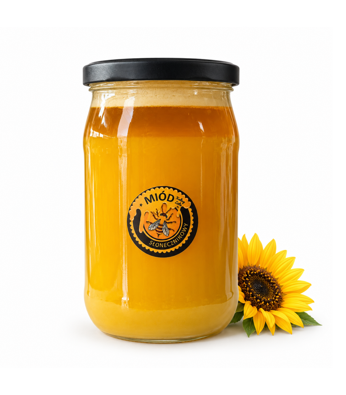 Miód słonecznikowy 915 ml