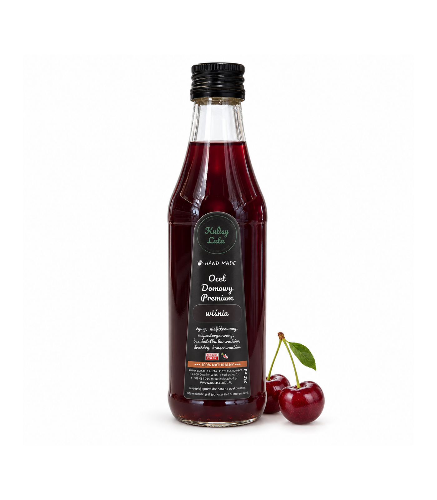 Ocet Domowy Premium - wiśnia