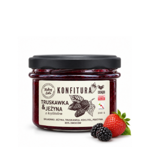 Konfitura Truskawka & Jeżyna z ksylitolem