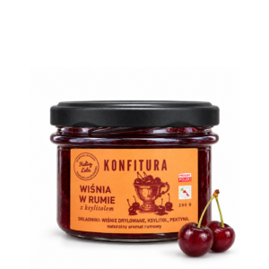 Konfitura Wiśnia w rumie z ksylitolem